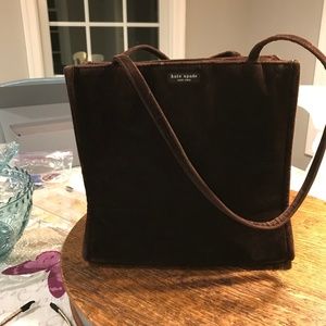 Kate Spade velvet tote